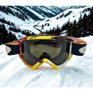 Oakley Mayhem Pro MX Goggles Monster Graphic Dark Lens OEM Strap Bag